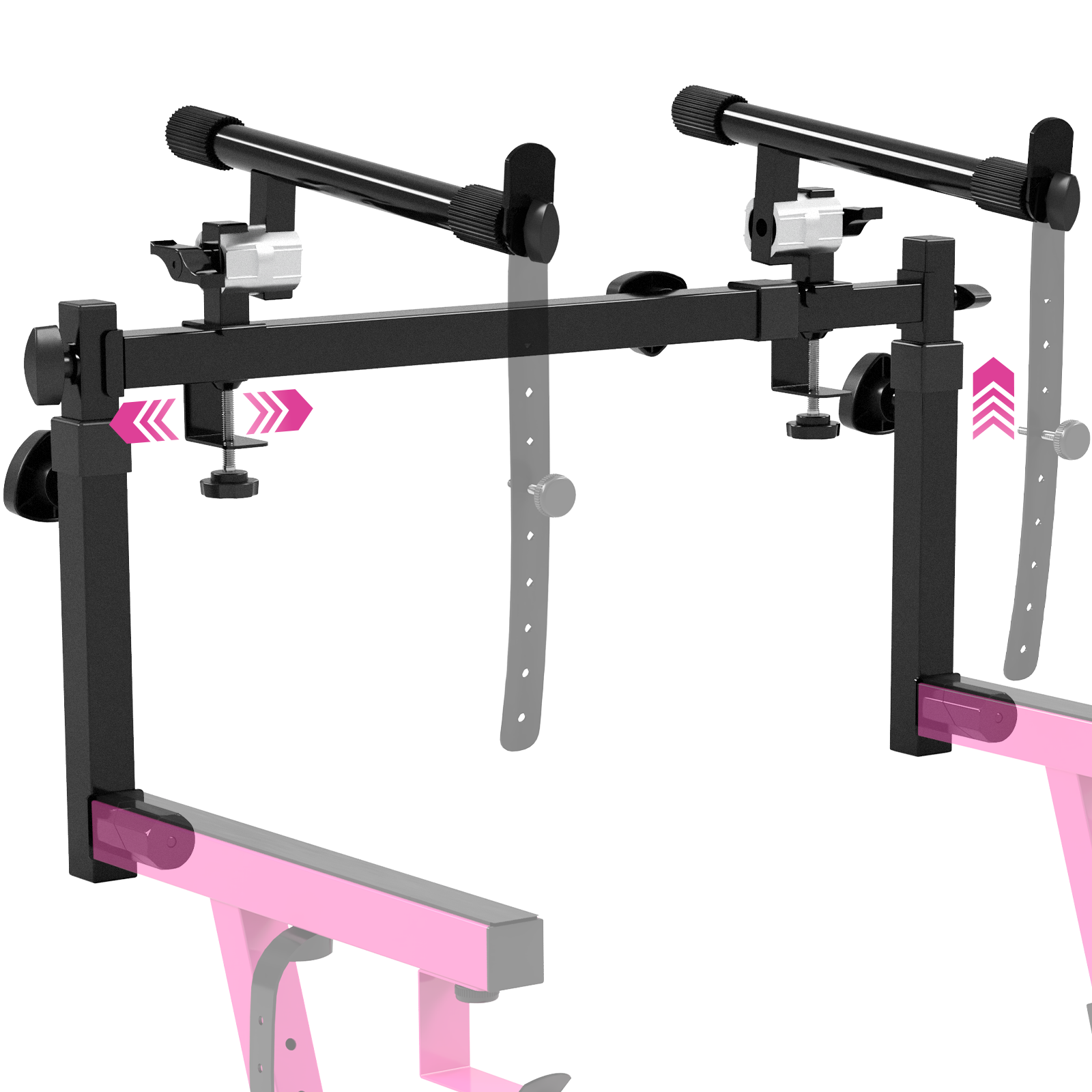 Adjustable 2nd Tier Keyboard Stand Attachment