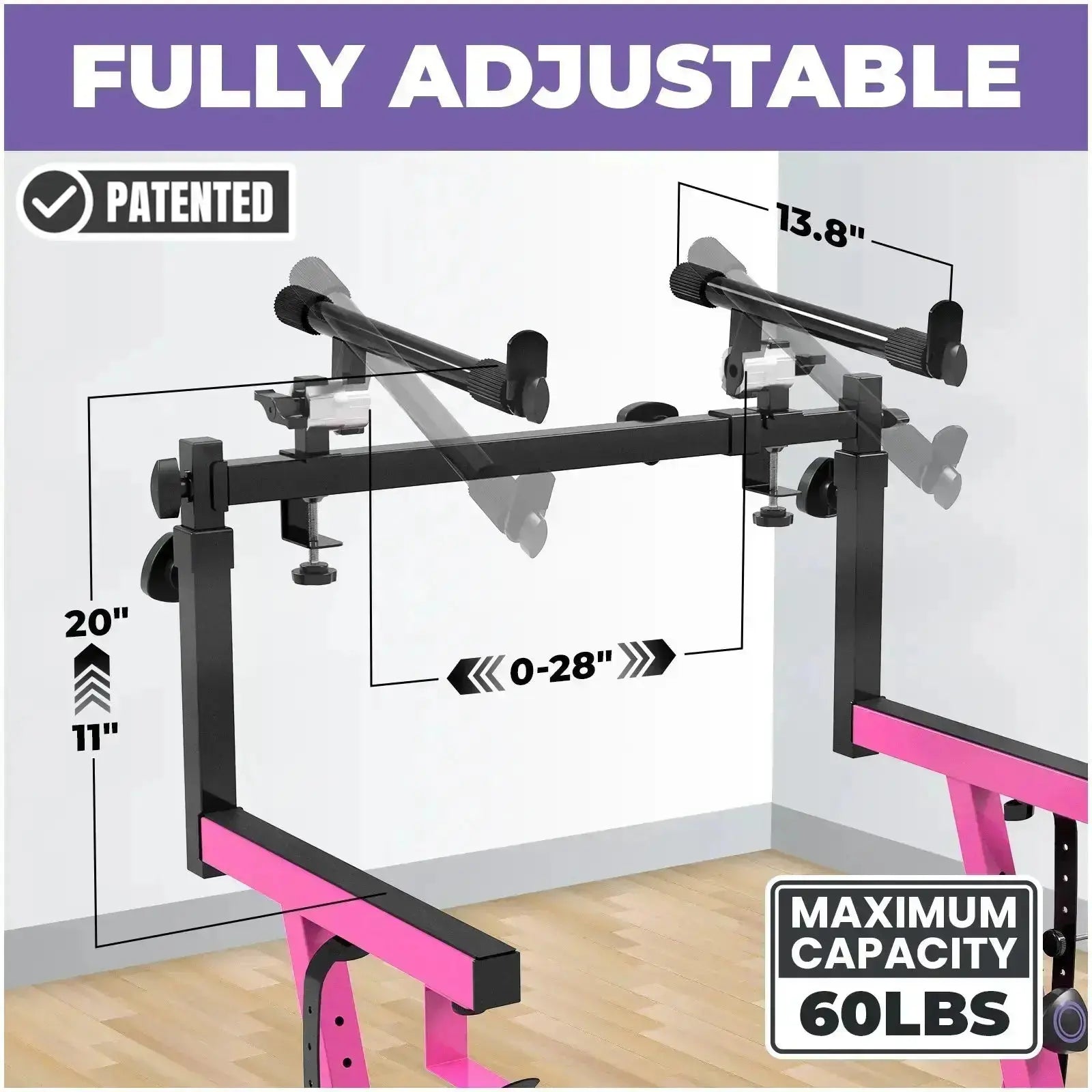 Adjustable 2nd Tier Keyboard Stand Attachment Liquid Stands