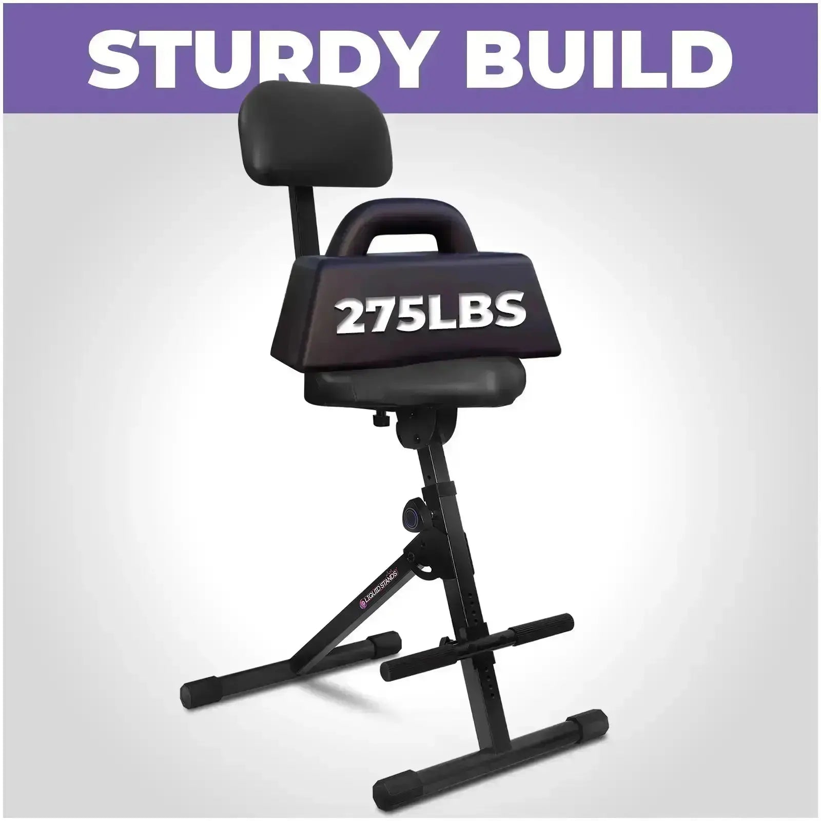 Standard Guitar Stool with Backrest Liquid Stands