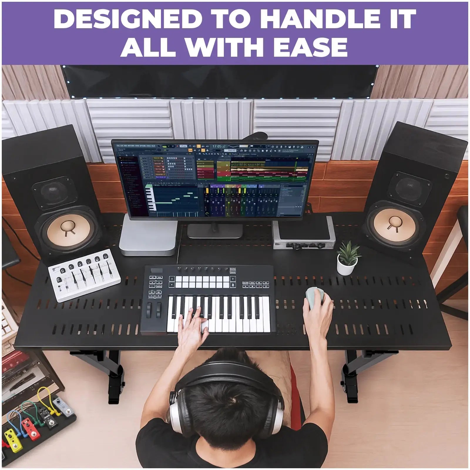 Utility Table Top for X Style and Z Style Piano Stands Liquid Stands