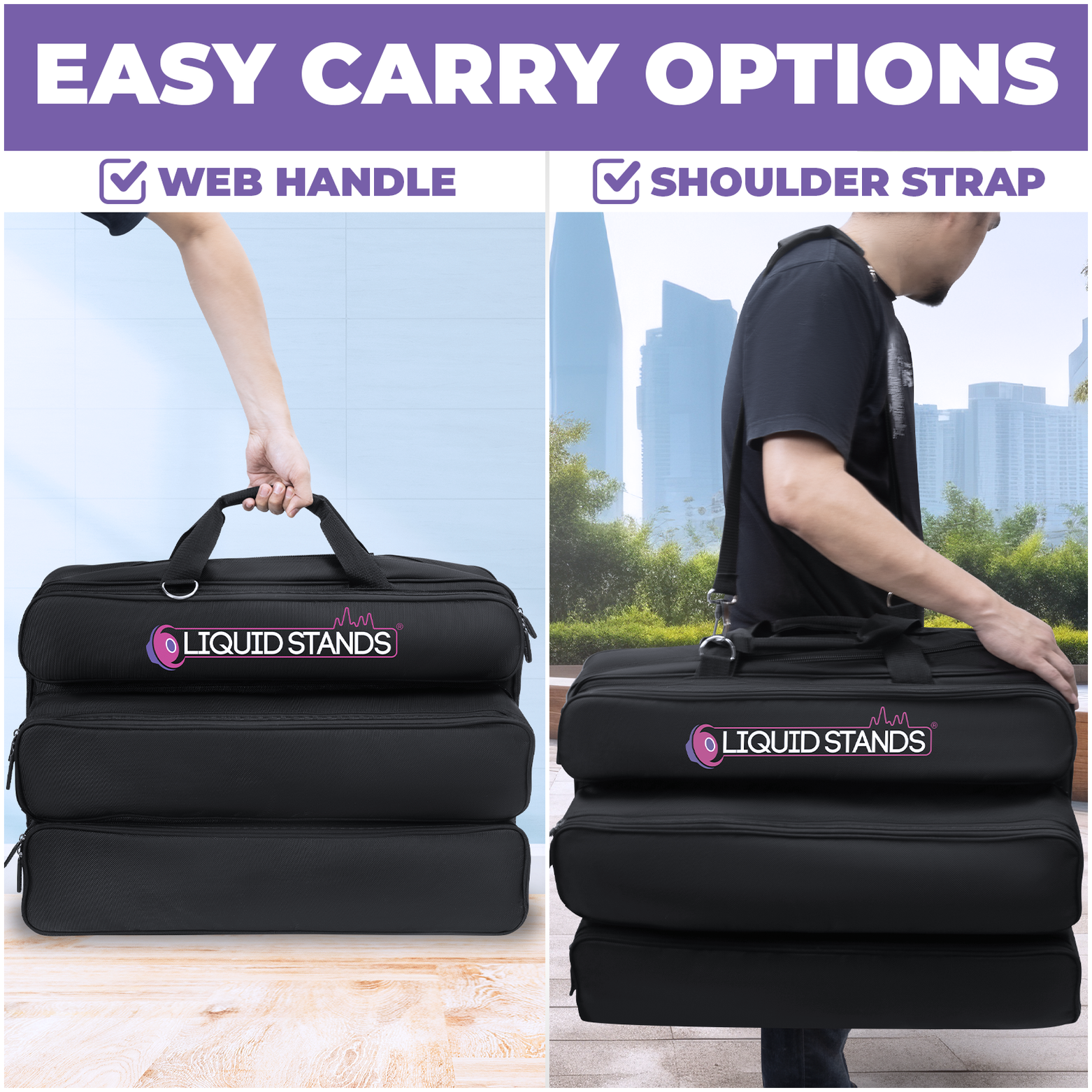 Liquid Stands Carry Bag