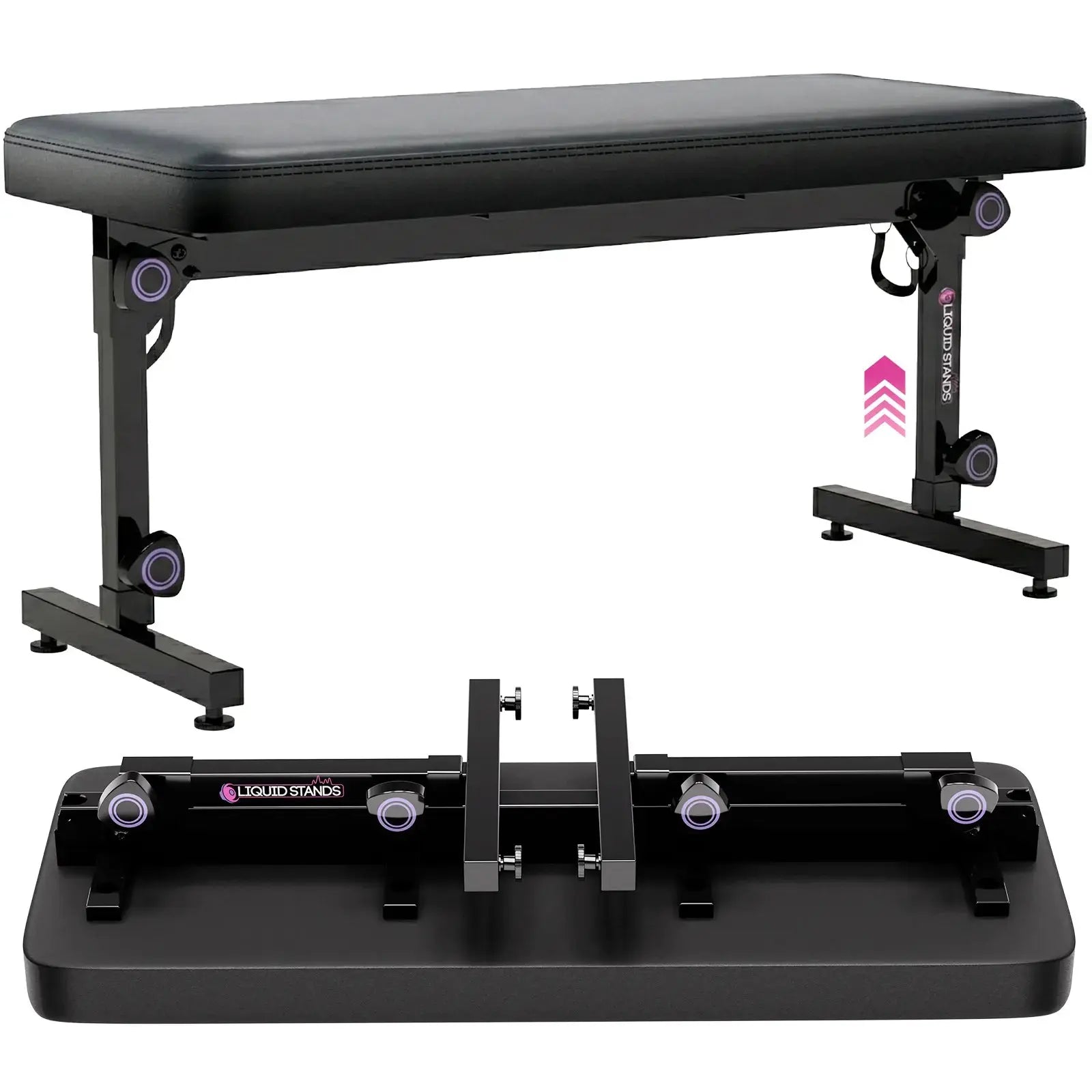 Foldable Organ Bench Liquid Stands