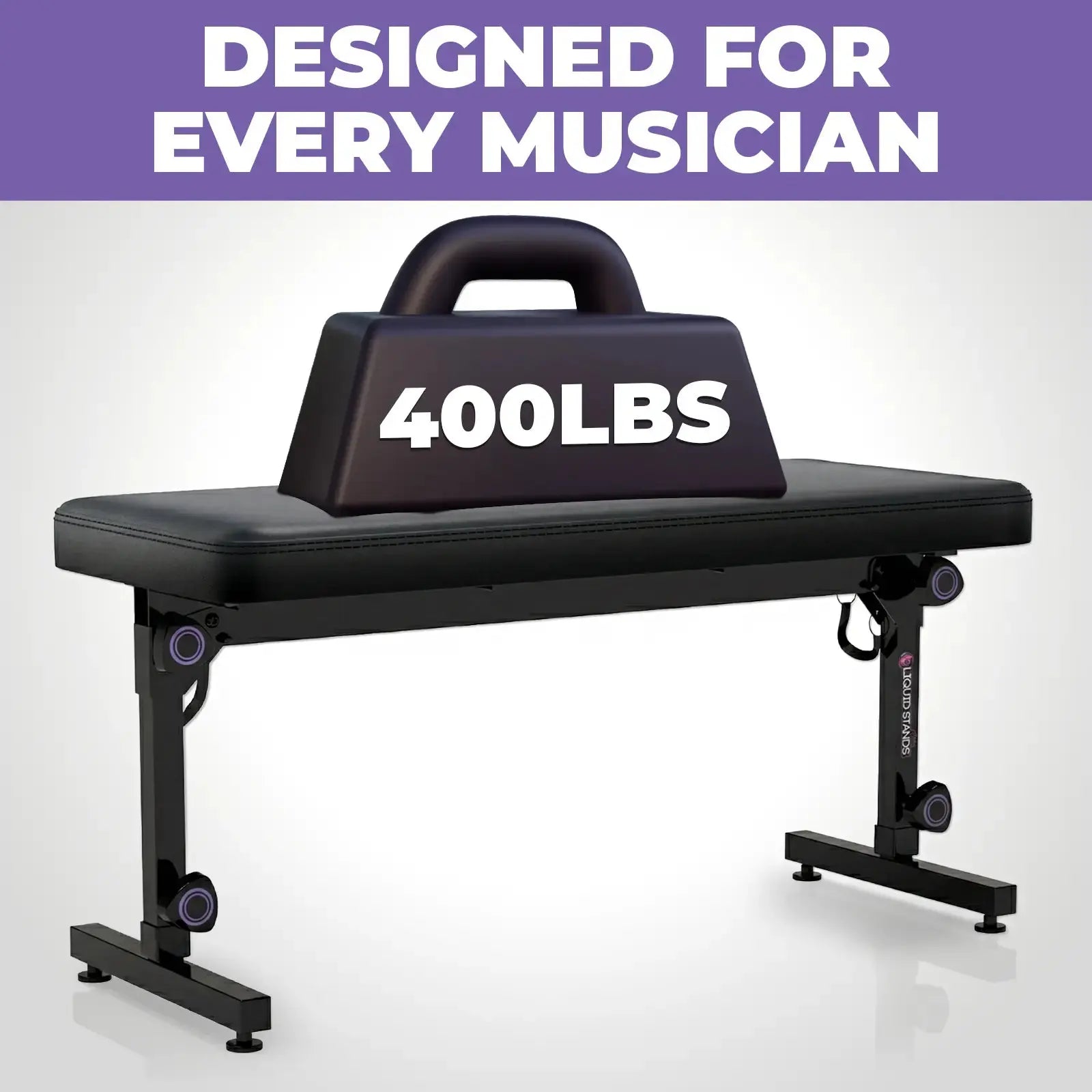 Foldable Organ Bench Liquid Stands