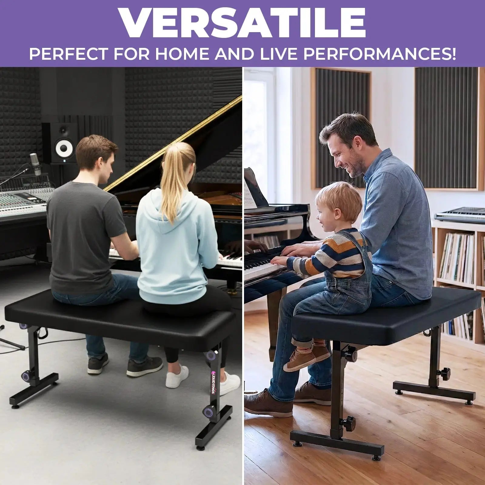 Foldable Organ Bench Liquid Stands